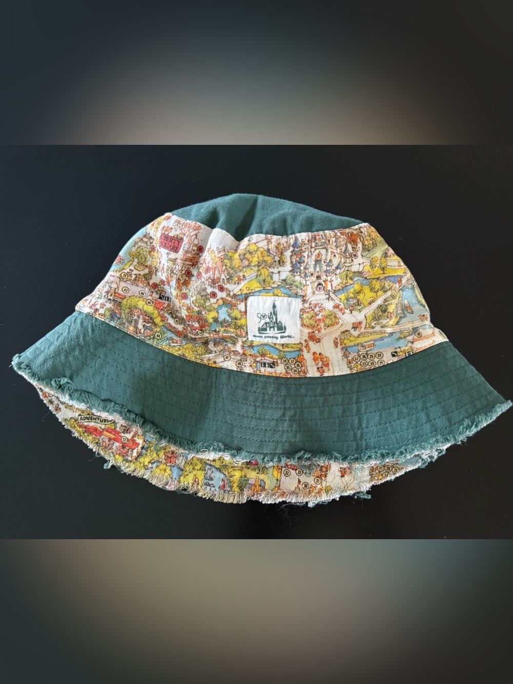 Disney Vault Collection 50th Anniversary Magic Kingdom Map Bucket Hat